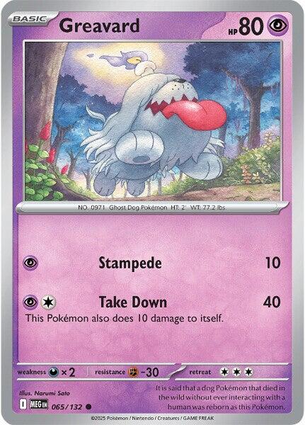 Greavard (065/132) [Mega Evolution: Base Set] | Exor Games Truro