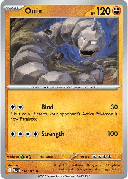 Onix (070/132) [Mega Evolution: Base Set] | Exor Games Truro