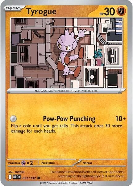 Tyrogue (071/132) [Mega Evolution: Base Set] | Exor Games Truro