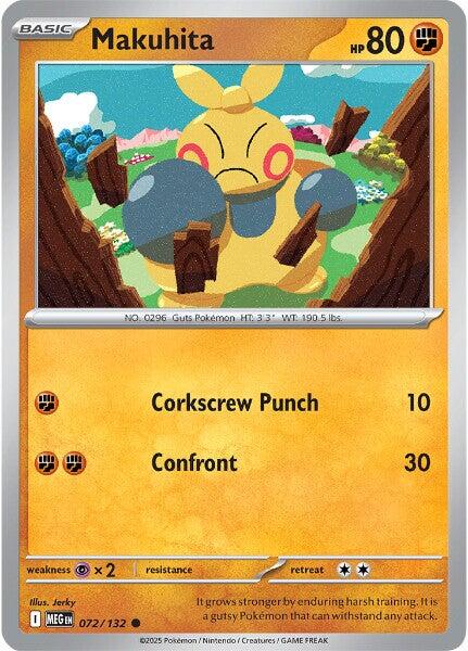 Makuhita (072/132) [Mega Evolution: Base Set] | Exor Games Truro