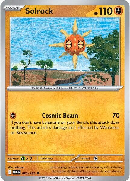 Solrock (075/132) [Mega Evolutions: Base Set] | Exor Games Truro