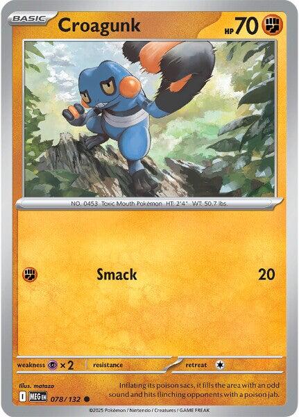 Croagunk (078/132) [Mega Evolution: Base Set] | Exor Games Truro