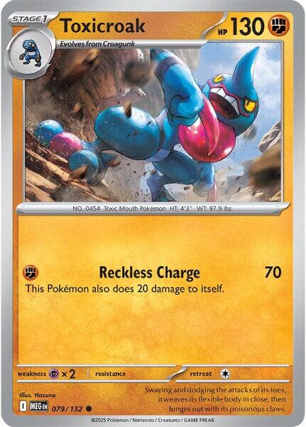 Toxicroak (079/132) [Mega Evolution: Base Set] | Exor Games Truro