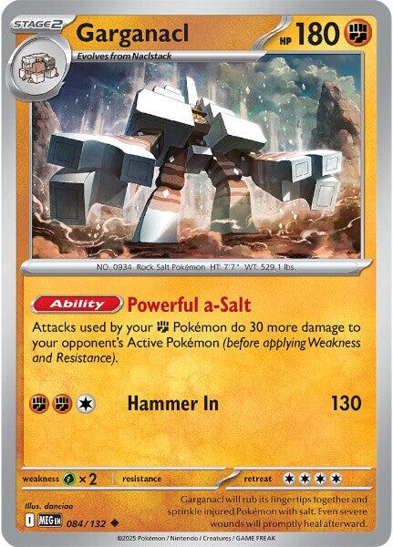 Garganacl (084/132) [Mega Evolution: Base Set] | Exor Games Truro