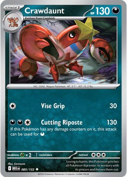 Crawdaunt (085/132) [Mega Evolution: Base Set] | Exor Games Truro