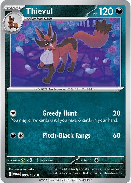 Thievul (090/132) [Mega Evolutions: Base Set] | Exor Games Truro