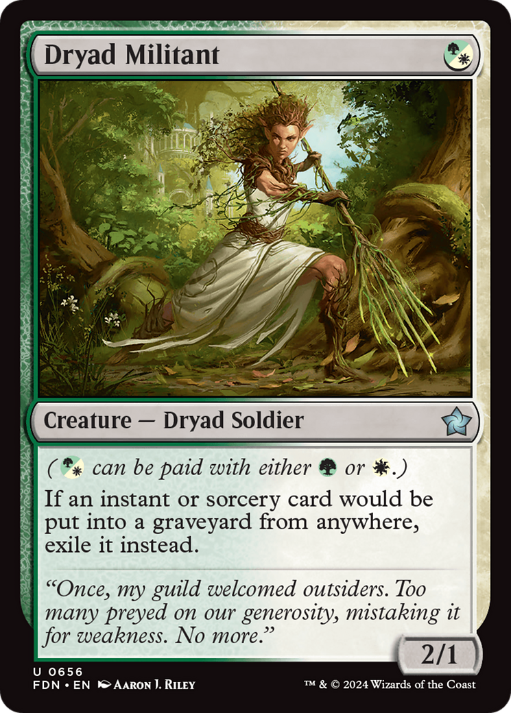 Dryad Militant [Foundations] | Exor Games Truro