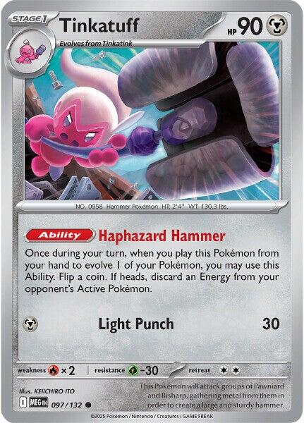 Tinkatuff (097/132) [Mega Evolution: Base Set] | Exor Games Truro