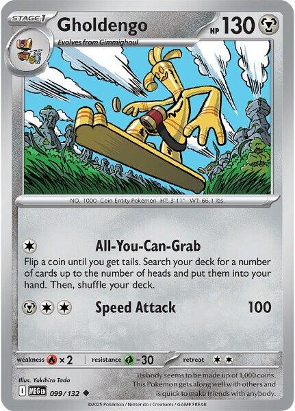 Gholdengo (099/132) [Mega Evolutions: Base Set] | Exor Games Truro