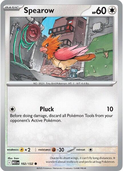 Spearow (102/132) [Mega Evolution: Base Set] | Exor Games Truro