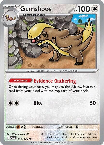 Gumshoos (110/132) [Mega Evolution: Base Set] | Exor Games Truro