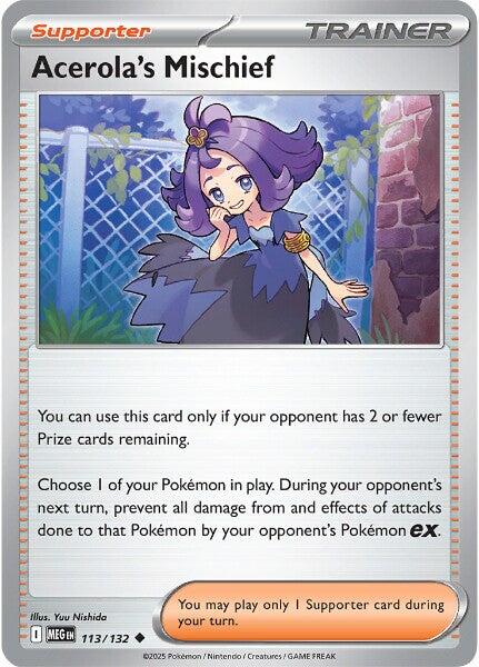 Acerola's Mischief (113/132) [Mega Evolutions: Base Set] | Exor Games Truro