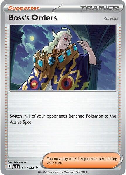 Boss's Orders (114/132) [Ghetsis] [Mega Evolution: Base Set] | Exor Games Truro