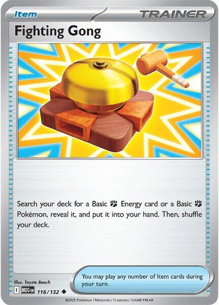 Fighting Gong (116/132) [Mega Evolutions: Base Set] | Exor Games Truro