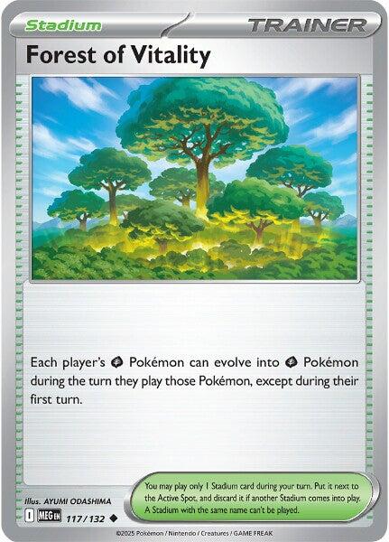 Forest of Vitality (117/132) [Mega Evolutions: Base Set] | Exor Games Truro