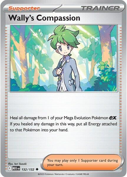 Wally's Compassion (132/132) [Mega Evolutions: Base Set] | Exor Games Truro