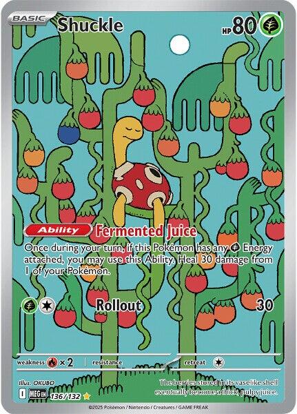 Shuckle (136/132) [Mega Evolutions: Base Set] | Exor Games Truro