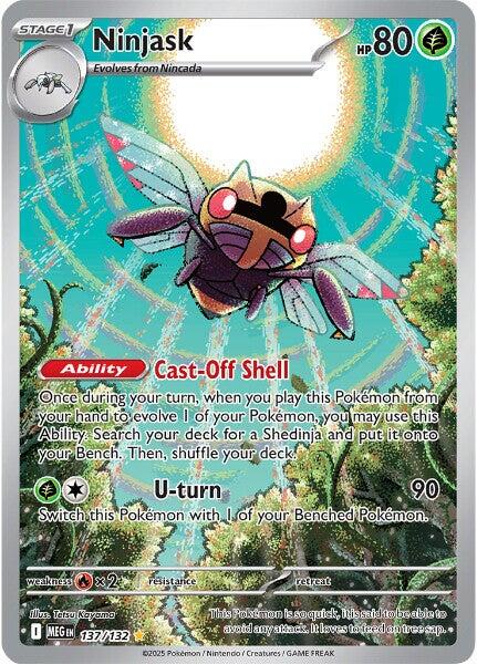 Ninjask (137/132) [Mega Evolutions: Base Set] | Exor Games Truro