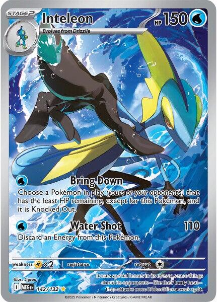 Inteleon (142/132) [Mega Evolutions: Base Set] | Exor Games Truro
