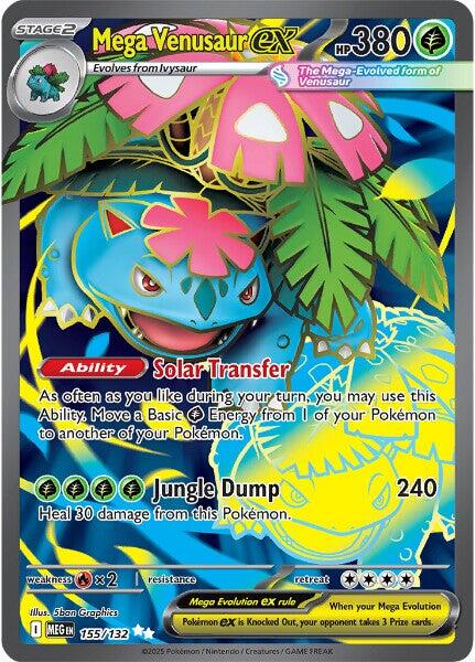 Mega Venusaur ex (155/132) [Mega Evolution: Base Set] | Exor Games Truro
