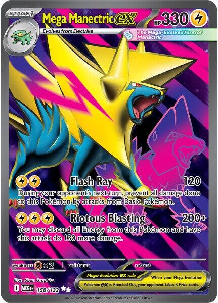 Mega Manectric ex (158/132) [Mega Evolution: Base Set] | Exor Games Truro