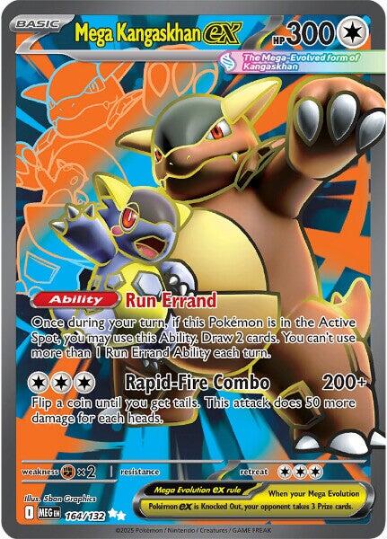 Mega Kangaskhan ex (164/132) [Mega Evolution: Base Set] | Exor Games Truro
