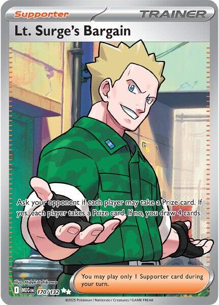 Lt. Surge's Bargain (170/132) [Mega Evolution: Base Set] | Exor Games Truro