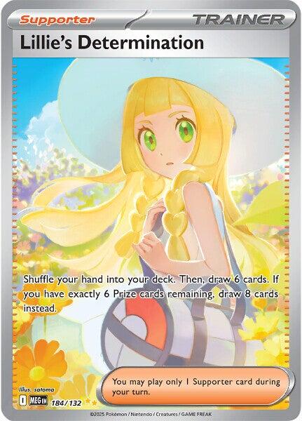 Lillie's Determination (184/132) [Mega Evolution: Base Set] | Exor Games Truro