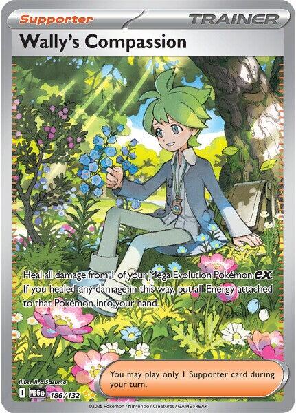 Wally's Compassion (186/132) [Mega Evolutions: Base Set] | Exor Games Truro