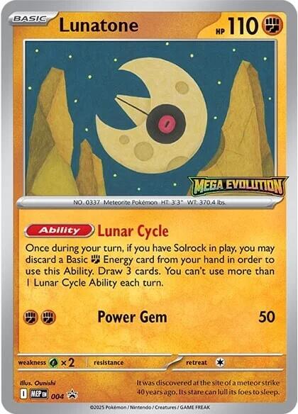 Lunatone (004) [Mega Evolutions Promo] | Exor Games Truro