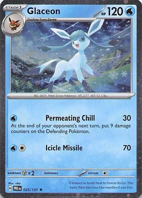 Glaceon (025/131) (Cosmos Holo) [Miscellaneous Cards] | Exor Games Truro