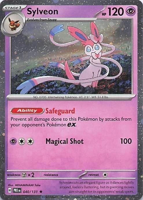 Sylveon (040/131) (Cosmos Holo) [Miscellaneous Cards] | Exor Games Truro