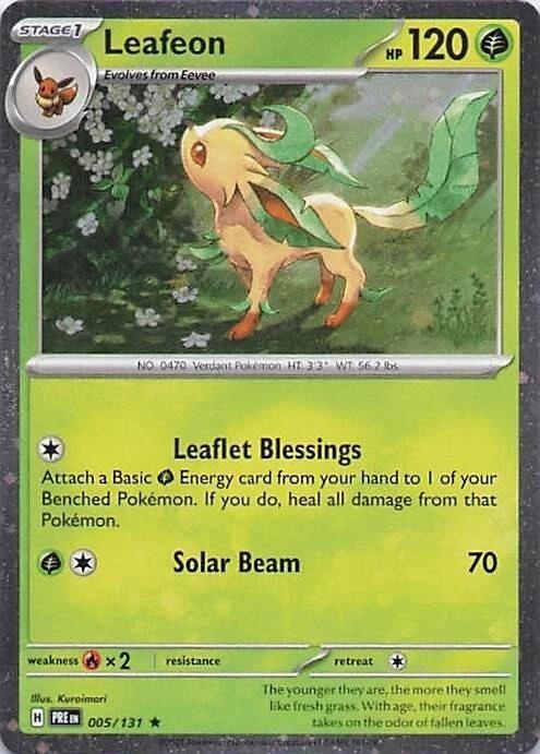 Leafeon (005/131) (Cosmos Holo) [Miscellaneous Cards] | Exor Games Truro
