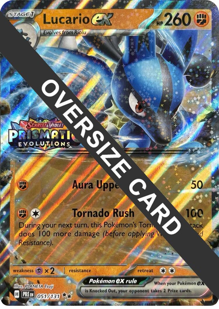 Lucario ex (051/131) (Prismatic Evolutions Stamp) [Scarlet & Violet: Prismatic Evolutions] | Exor Games Truro
