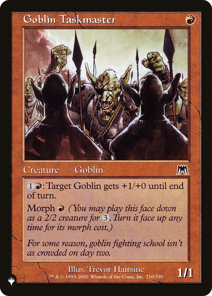 Goblin Taskmaster [The List Reprints] | Exor Games Truro