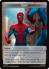 Copy // Human Citizen Double-Sided Token [Marvel's Spider-Man Tokens] | Exor Games Truro