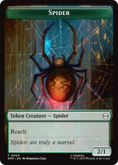 Spider // Food Double-Sided Token [Marvel's Spider-Man Tokens] | Exor Games Truro