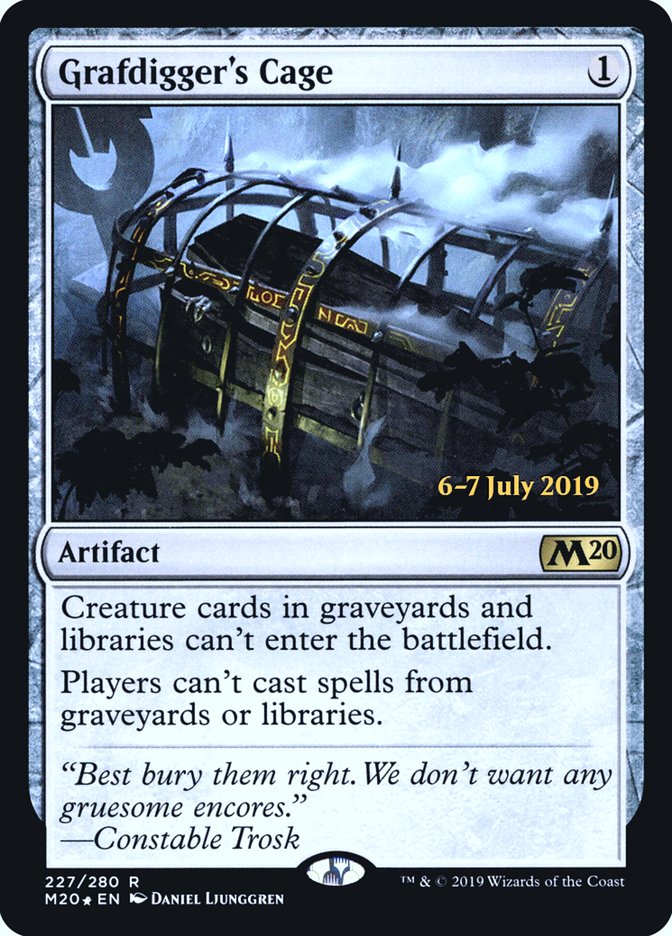 Grafdigger's Cage [Core Set 2020 Prerelease Promos] | Exor Games Truro