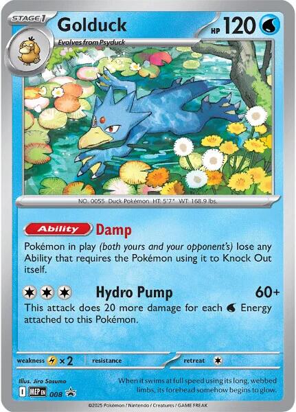 Golduck (008) [Mega Evolutions Promo] | Exor Games Truro