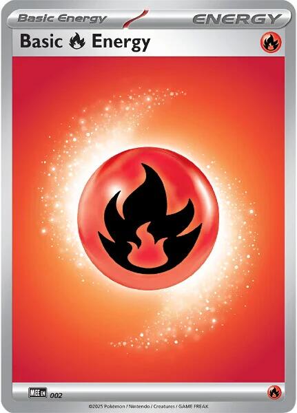 Basic Fire Energy - 002 [Mega Evolution Energies] | Exor Games Truro