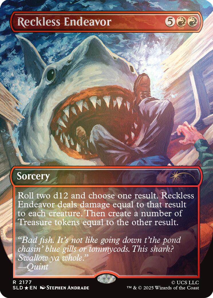 Reckless Endeavor (Rainbow Foil) [Secret Lair Drop Series] | Exor Games Truro
