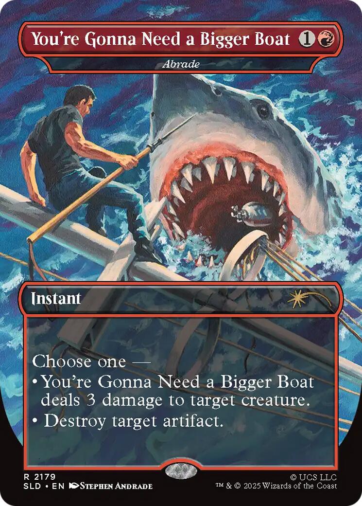 You're Gonna Need a Bigger Boat - Abrade [Secret Lair Drop Series] | Exor Games Truro