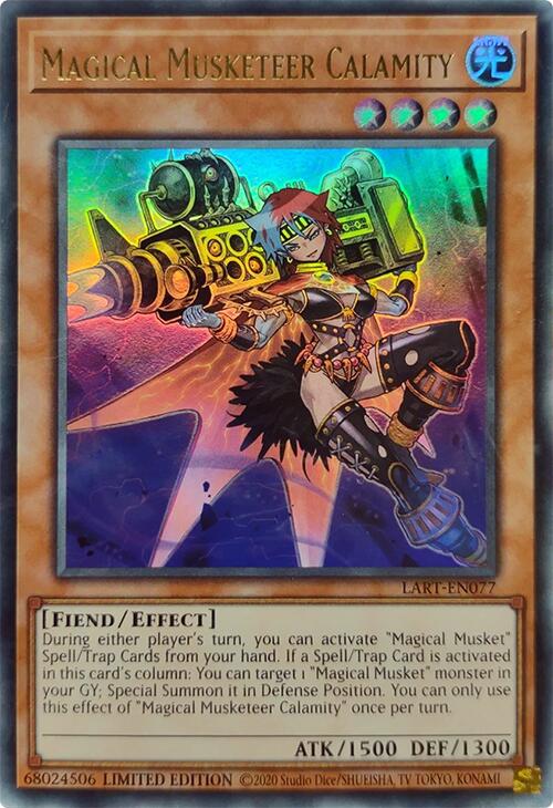 Magical Musketeer Calamity [LART-EN077] Ultra Rare | Exor Games Truro