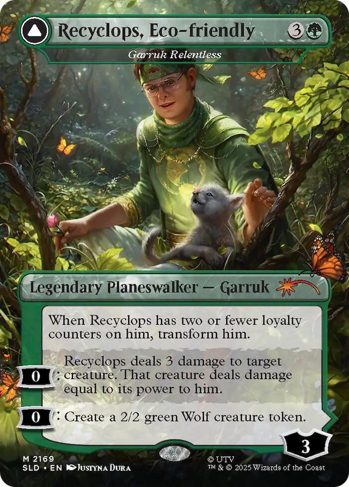 Recyclops, Eco-friendly - Garruk Relentless [Secret Lair Drop Series] | Exor Games Truro