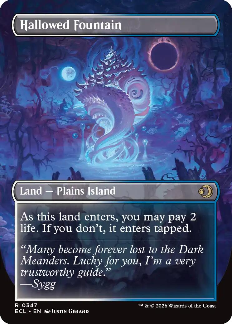Hallowed Fountain (Borderless) [Lorwyn Eclipsed] | Exor Games Truro