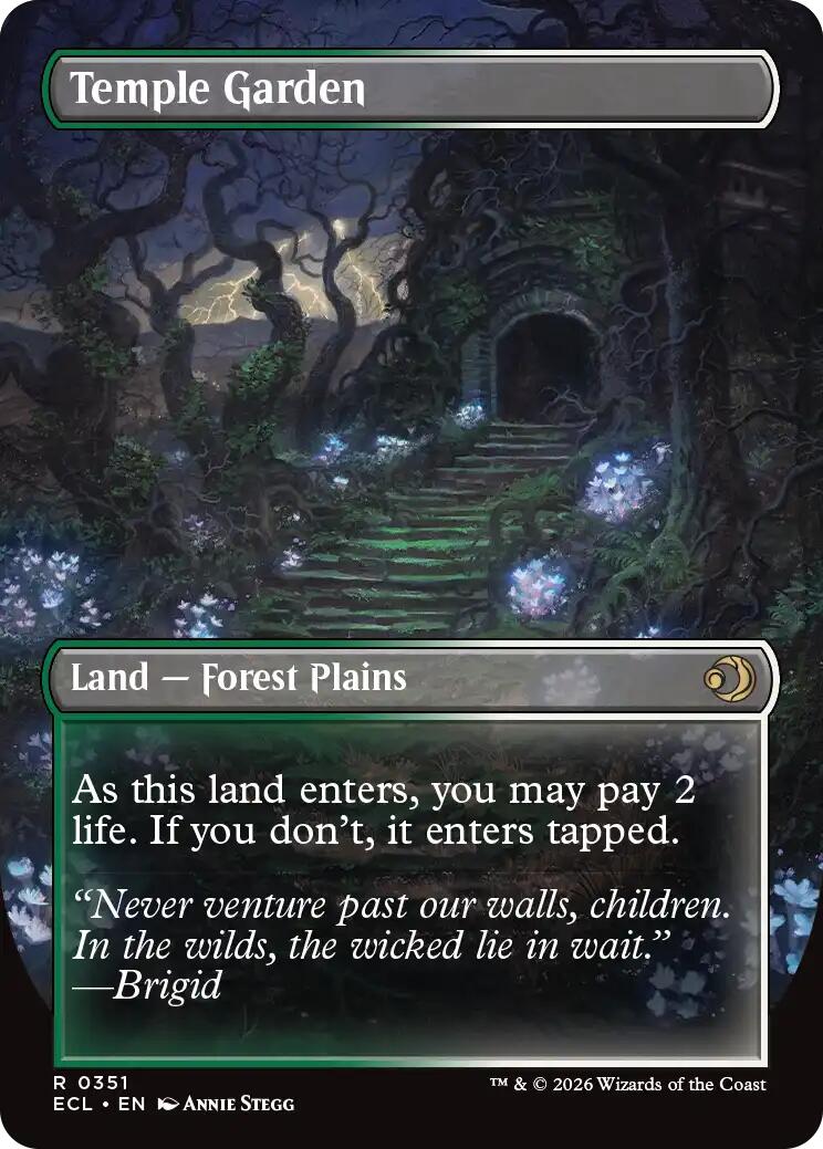 Temple Garden (Borderless) [Lorwyn Eclipsed] | Exor Games Truro