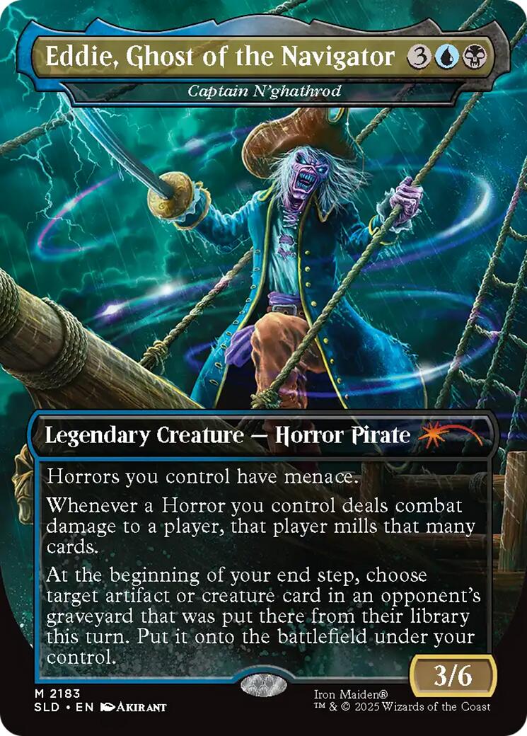 Eddie, Ghost of the Navigator - Captain N'ghathrod [Secret Lair Drop Series] | Exor Games Truro