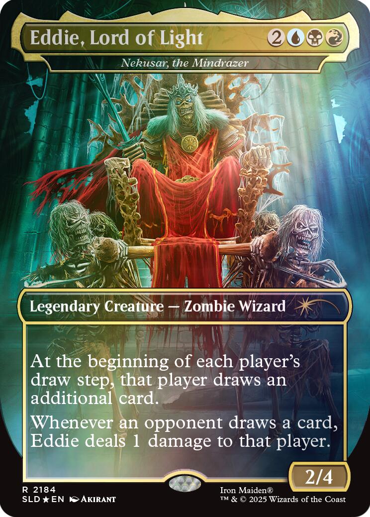 Eddie, Lord of Light - Nekusar, the Mindrazer (Rainbow Foil) [Secret Lair Drop Series] | Exor Games Truro