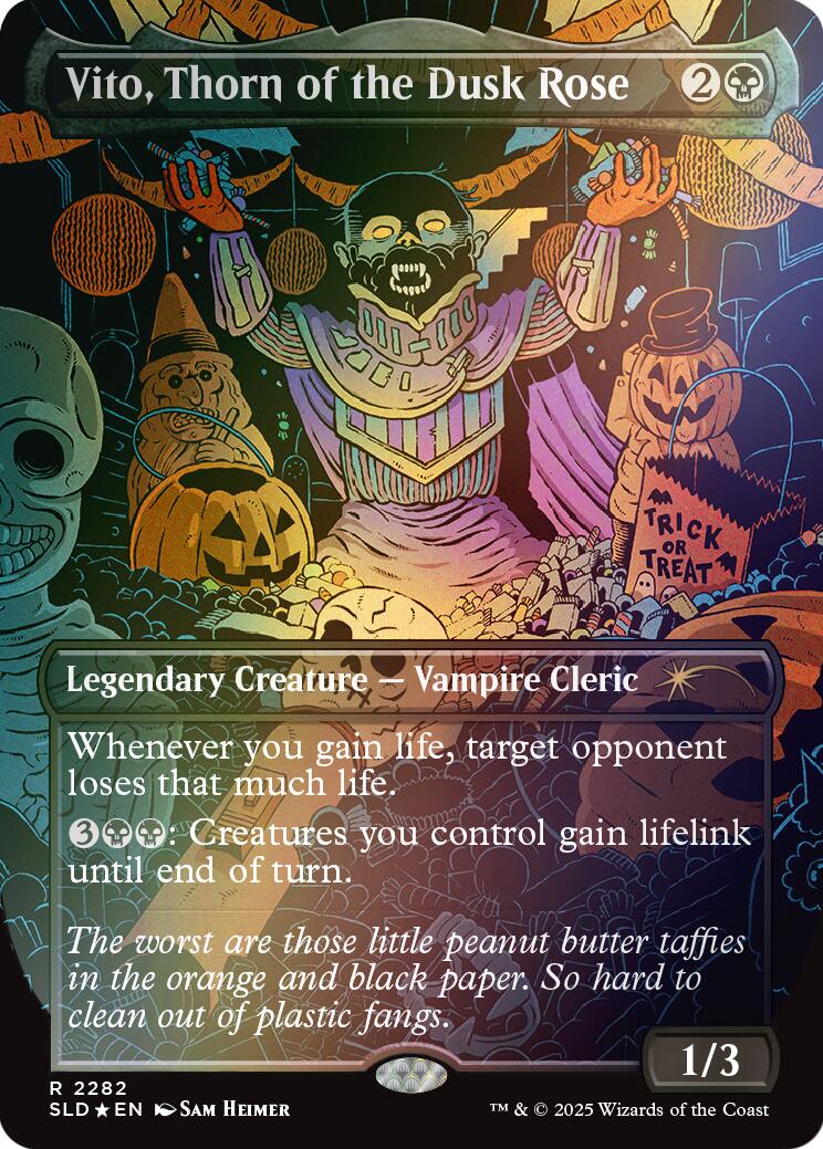 Vito, Thorn of the Dusk Rose (Rainbow Foil) [Secret Lair Drop Series] | Exor Games Truro