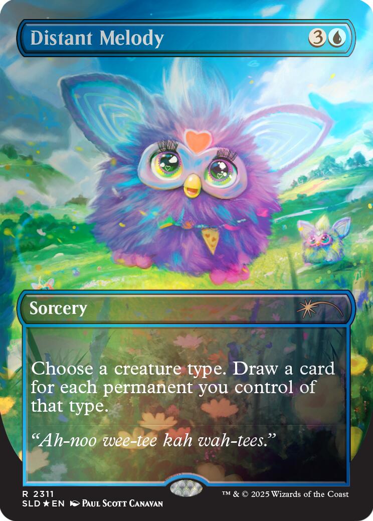 Distant Melody (2311) (Rainbow Foil) [Secret Lair Drop Series] | Exor Games Truro